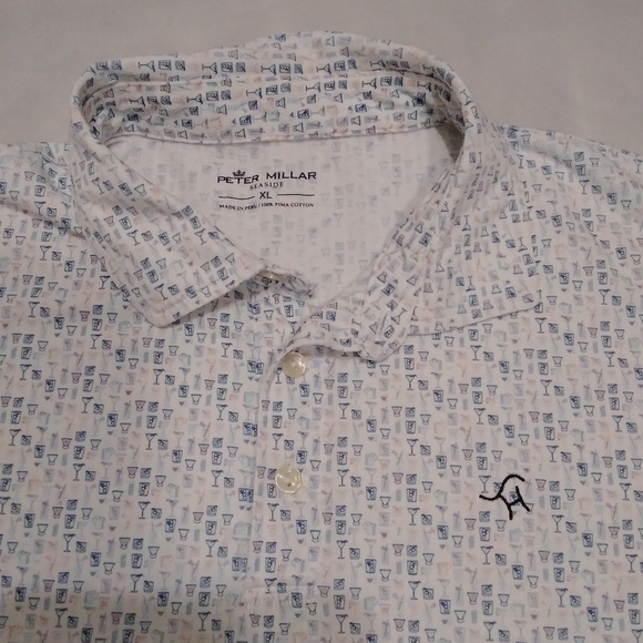 Peter Millar Other - Peter Millar Seaside XL 100% Pima Cotton Polo